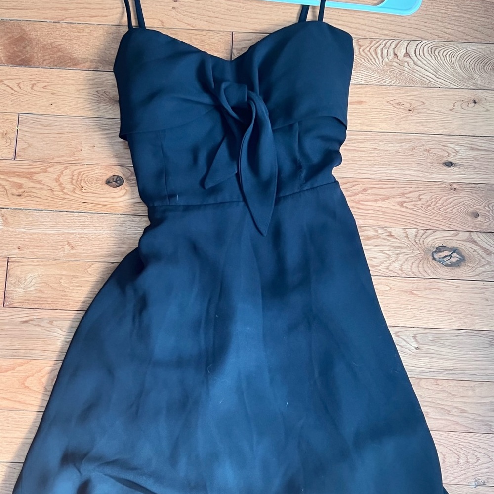 Black tie front and back XS dress